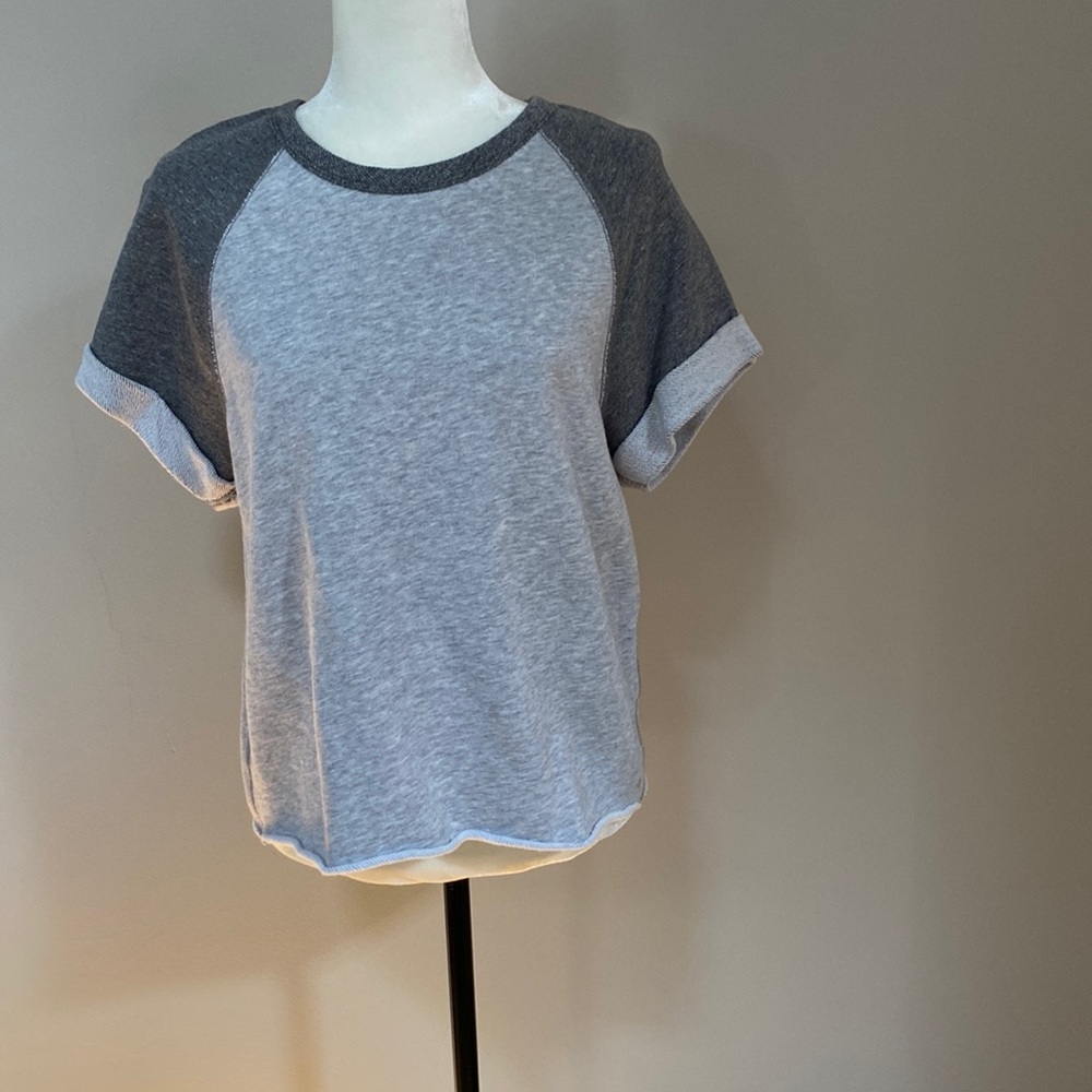 rag and bone gray cotton sweatshirt. Size Small/ Petite